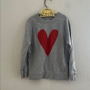 Hanna Andersson Valentines Day sweatshirt size 6